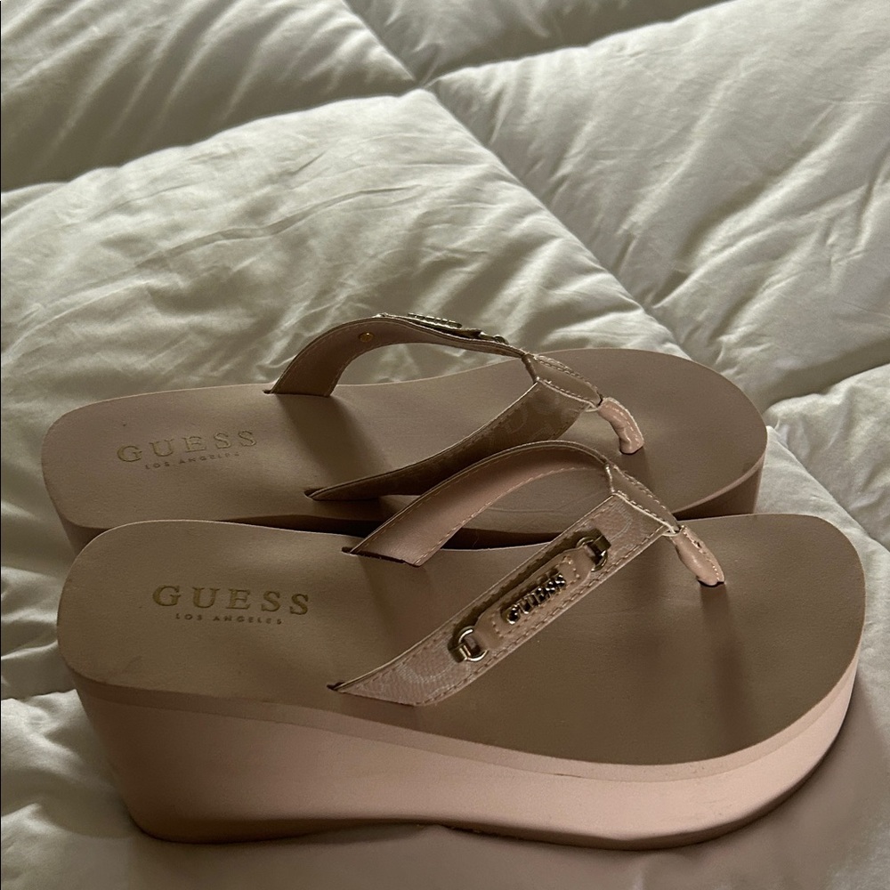 Guess Women's Blush Platform Sandals